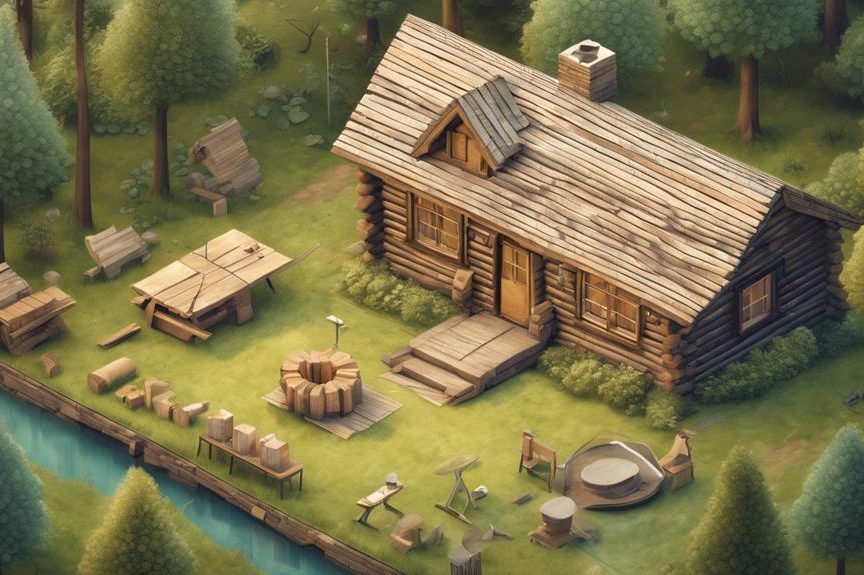 log cabin size regulations