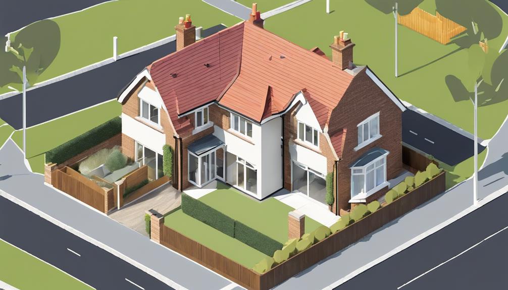 semi detached house living rules